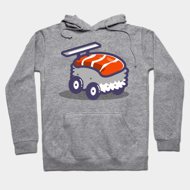 sashimi racing car Hoodie by fflat hds